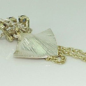 Damen Collier 925er Silber mit Turmalin