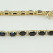 Laden Sie das Bild in den Galerie-Viewer, Damen Armband 925er Silber vergoldet mit Turmalin
