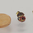 Laden Sie das Bild in den Galerie-Viewer, Vintage Kinder Ohrstecker Mai Käfer 375er - 9 Karat Gelbgold
