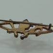 Laden Sie das Bild in den Galerie-Viewer, Antike Brosche mit Rubin &amp; Herz, Anker, Kreuz / Biedermeier Schmuck
