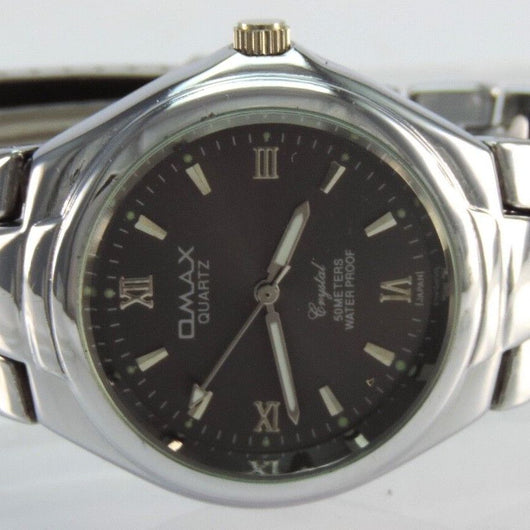 Omax Crystal Herren Armbanduhr Quartz - Main Image
