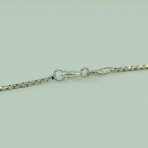 Vintage Damen 925er Silber Kette & 925er Silber Anhänger mit Topas