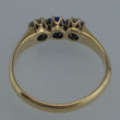 Laden Sie das Bild in den Galerie-Viewer, Vintage Damenring mit Saphir &amp; Brillanten / 585er 14 Karat Gold 57 18,1 mm *
