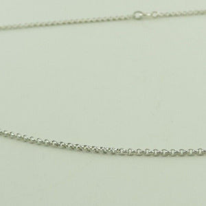 Vintage Damen 835er Silber Halskette & Anhänger mit Zirkonia 925er Silber