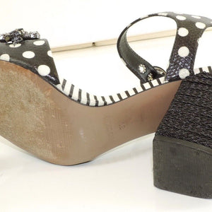 Emerson Renaldi Original Damen Sandaletten mit Strasssteinen Größe 39