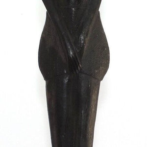 afrikanische Holzfigur Frau Hand Carved / Made in Kenya