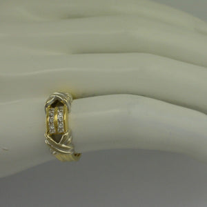 Vintage Damenring mit Zirkonia / 750er 18 Karat Gold - 55 17,5 mm Ø *