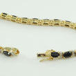 Laden Sie das Bild in den Galerie-Viewer, Damen Armband 925er Silber vergoldet mit Turmalin
