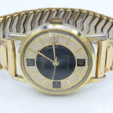 Vintage Suizo Uhr Herrnuhr Antimagetic Swiss Made Vergoldet