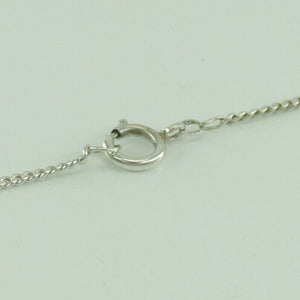 Vintage Damen 835er Silber Kette mit Achat Anhänger