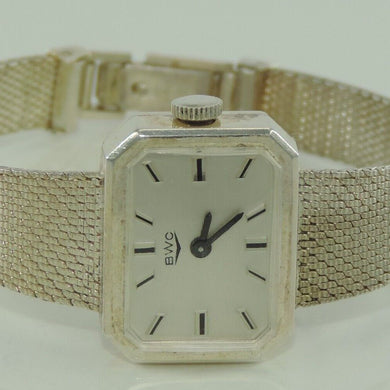 BWC Vintage 835er Silber Damenuhr / Handaufzug