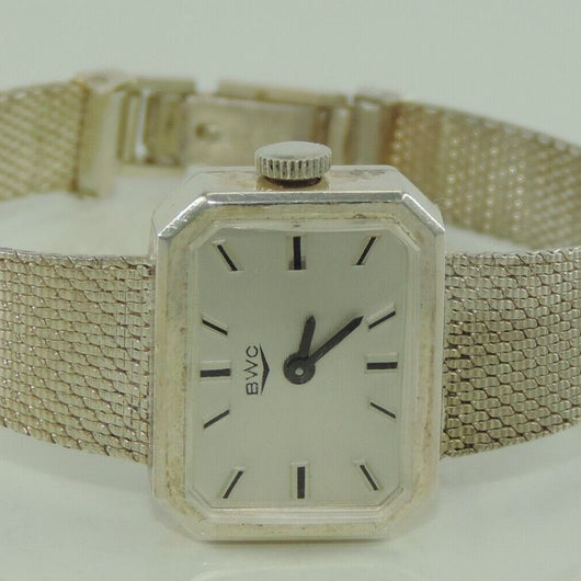 BWC Vintage 835er Silber Damenuhr / Handaufzug