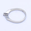 Laden Sie das Bild in den Galerie-Viewer, Vintage Damenring 585er - 14 K-Weißgold mit Diamanten ca.0.03 ct. 50 15,9 mm Ø

