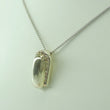 Laden Sie das Bild in den Galerie-Viewer, Vintage Damen 835er Silber Kette mit Zirkonia Anhänger
