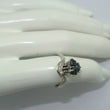 Laden Sie das Bild in den Galerie-Viewer, Damenring mit Saphir&amp;Diamanten - 585er 14 Karat Weißgold / Gr. 54 17,2 mm Ø *
