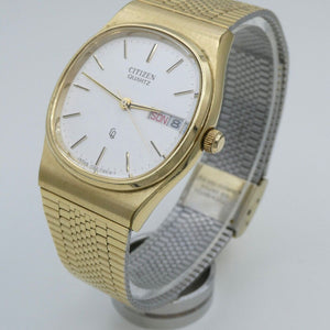 Citizen Quarz Herren Armbanduhr Vergoldet