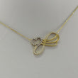 Laden Sie das Bild in den Galerie-Viewer, Vintage Collier mit Zirkonia / 585er 14 Karat Gelbgold / ca. 44 cm

