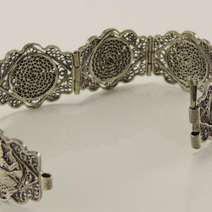Antik Art Deco Armband Silber 835er filigran floral