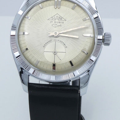 Vintage Diane 17 Rubis Ressort Incassable Herrenuhr Handaufzug