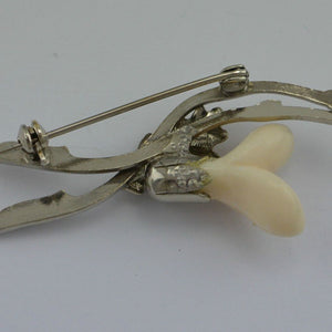Vintage Trachten-Brosche / Grandeln & Eichenblätter
