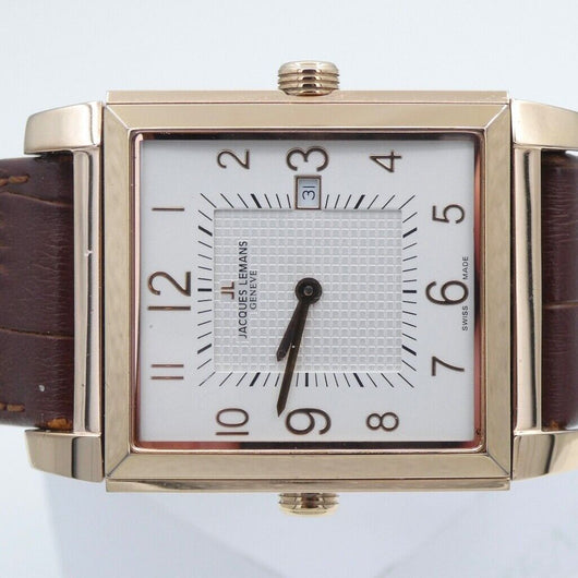Jacques Lemans G-206 Reverse Wendeuhr Dual Timer Edelstahl Saphirglas-