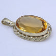 Laden Sie das Bild in den Galerie-Viewer, Vintage Damen Anhänger mit Citrin / 333er - 8 Karat Gold
