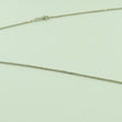 Laden Sie das Bild in den Galerie-Viewer, Vintage Damen 835er Silber Kette mit Zirkonia Anhänger 925er Silber &quot;B&quot;
