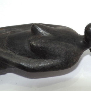 afrikanische Holzfigur Frau Hand Carved / Made in Kenya