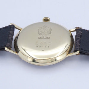 Arsa 21 Vintage Jewels Incablock 585er Gold 14 K Herrenuhr Handaufzug