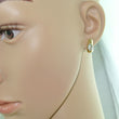 Laden Sie das Bild in den Galerie-Viewer, Vintage Ohrringe mit Zirkonia / 333er - 8 Karat Gelbgold
