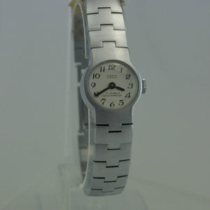 OSCO - 17 Jewels Shockproof - Damenarmbanduhr / Handaufzug / Edelstahl