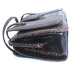 Laden Sie das Bild in den Galerie-Viewer, Vintage Design Schlangenleder Braun Damen Handtasche mit Handspiegel

