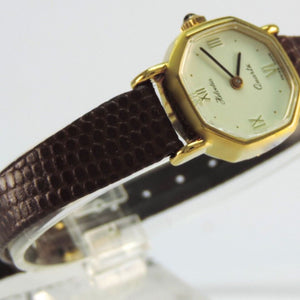 Helvetia Quartz Damen Armbanduhr vergoldet