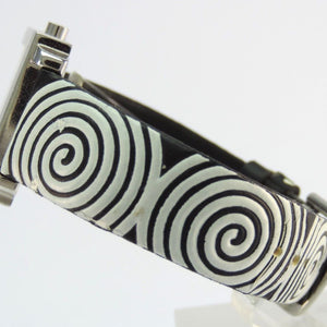 Damen Armbanduhr Black & White Quartz