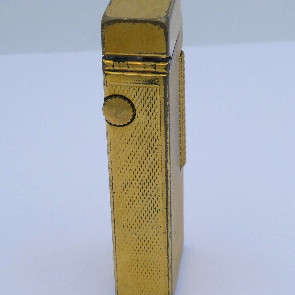 Vintage Feuerzeug Dunhill Swiss made Vergoldet DEFEKT