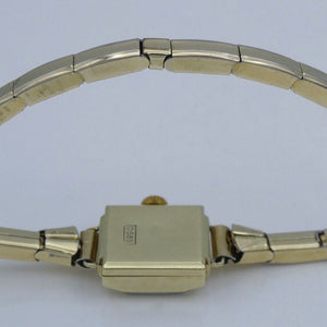 Vintage Anker 585er Gold 14 Karat Damenuhr Handaufzug Armband vergoldet