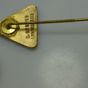 Spilla - IG Metallo/Triangolare - Placcato Oro