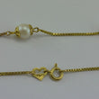 Laden Sie das Bild in den Galerie-Viewer, Vintage Halskette mit Perlen / 333er - 8 Karat Gelbgold 60,0 cm
