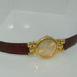 Laden Sie das Bild in den Galerie-Viewer, CMI - Damenuhr / Quarz / Edelstahl - vergoldet &amp; Lederarmband

