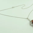 Laden Sie das Bild in den Galerie-Viewer, Vintage Damen 835er Silber Kette mit Achat Anhänger
