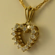 Laden Sie das Bild in den Galerie-Viewer, Vintage Anhänger mit ca. 0.80 ct Brillanten / 585er 14 Karat Gold / ohne Kette
