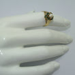 Laden Sie das Bild in den Galerie-Viewer, Vintage Damenring Turmalin &amp; Perle / 333er - 8 Karat Gelbgold / 55 17,5 mm Ø *
