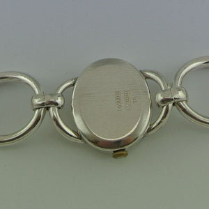DUGENA Damenuhr / Handaufzug / 925er Silber