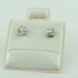 Laden Sie das Bild in den Galerie-Viewer, Ohrstecker mit Diamant ca. 0.20 ct x 2 = 0.40 ct / 585er Weißgold 14 Karat
