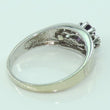 Laden Sie das Bild in den Galerie-Viewer, Vintage Damen Ring 585er Gold mit Diamant &amp; Amethyst 0.50 ct - 53 16,8 mm Ø *
