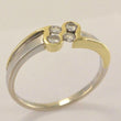 Laden Sie das Bild in den Galerie-Viewer, Vintage Damen-Ring mit 0.25ct. Diamanten / 585er 14 Karat Gold - 55 17,5 mm Ø

