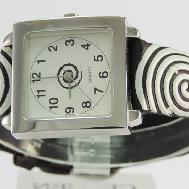 Damen Armbanduhr Black & White Quartz