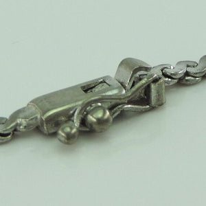 Vintage Damen Collier 835er Silber mit Turmalin