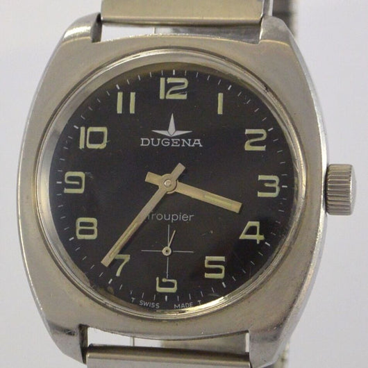 Vintage Dugena Troupier Handaufzug 17 Jeweils
