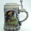 Laden Sie das Bild in den Galerie-Viewer, Bierkrug mit Zinndeckel / 0,5 Liter / Gerzit
